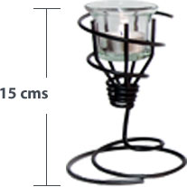 Base en espiral para mini lámpara